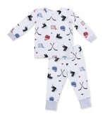 Angel Dear Hockey Stripe PJ Set