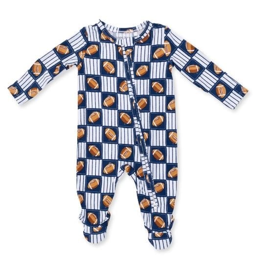 Angel Dear Football Patch Zip Footie