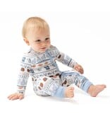 Angel Dear Football Stripe Conv. Romper