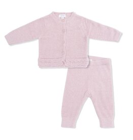 Angel Dear Blush Lt Wt Chenille 4 pc Cardi Set