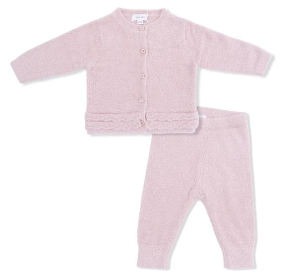 Angel Dear Blush Lt Wt Chenille 4 pc Cardi Set