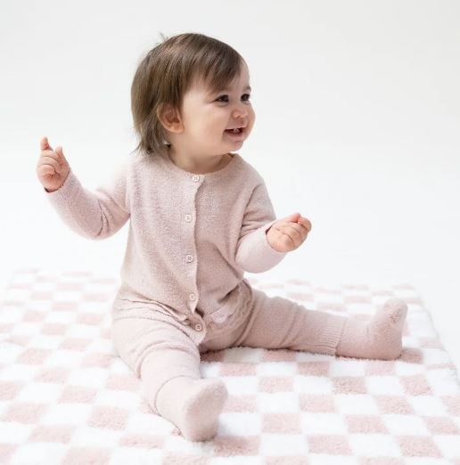 Angel Dear Blush Lt Wt Chenille 4 pc Cardi Set
