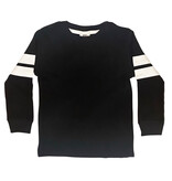 Mish Black/White Stripe Thermal LS Top