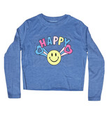 Firehouse Ice Blue Happy Burst LS Tee
