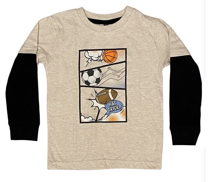 Mish Comic Sport LS Top