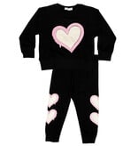 Little Mish Large Graffiti Heart Black Inf Set