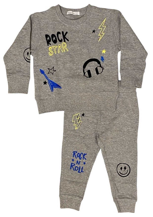 Little Mish Grey Rock Doodles Inf Set