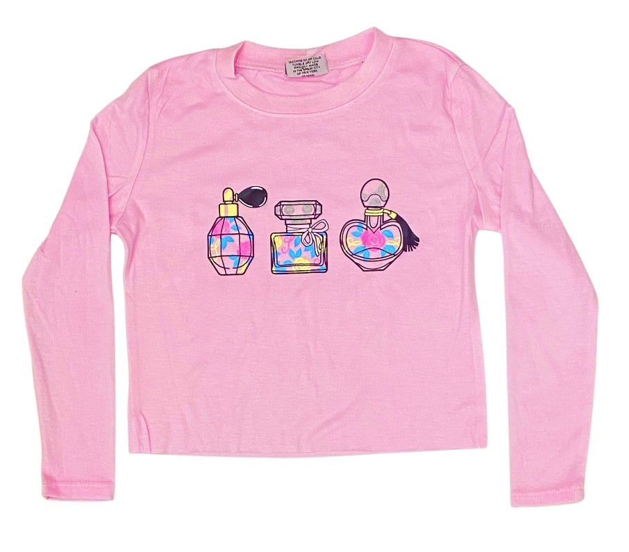 Firehouse Ice Pink Perfume Bottle LS Tee