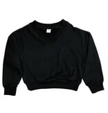 Suzette Black cloud V Neck Sweatshirt