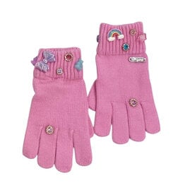 Bari Lynn Pink Charm Gloves
