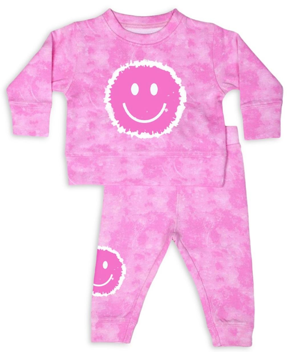 Little Mish Pink Cloud Smiley Inf. Set