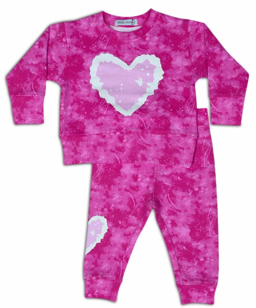 Little Mish Fuchsia Pink Heart Inf. Set
