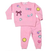 Little Mish Pink Doodle Patch Tod. Set