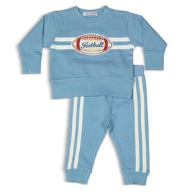 Little Mish Varsity Football Blue Inf. Set
