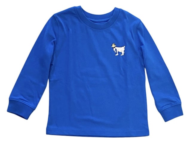 Goat Fr. Blue Basic LS Tee Youth
