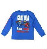 Goat Fr. Blue Football Youth LS Tee