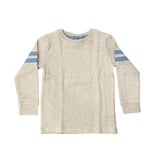Mish Blue/Oatmeal Stripe Thermal LS Top