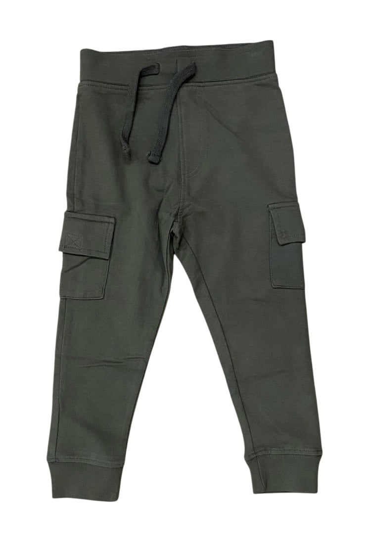 Mish Olive Cargo Pocket Infant Jogger Pant