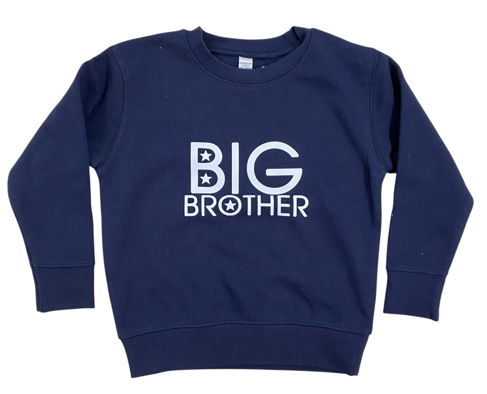 Navy Big Brother Star Sweatshirt