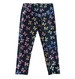Social Butterfly Colorful Bows Lame Infant Legging