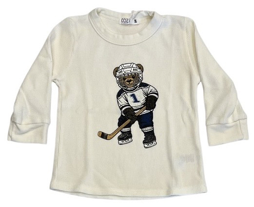 Cozii Hockey Bear Infant Thermal Top