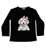 Cozii Puppy Black Infant LS Tee