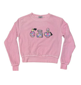 Firehouse Ice Pink Perfume Trio Reverse Soft Sweatshirt