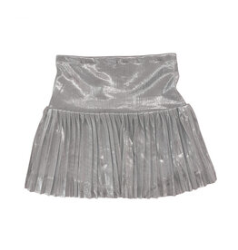 Tweenstyle Silver Pleated Skirt