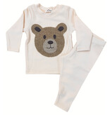 Oh Baby Vanilla Cable Knit Bear Set