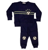 Little Mish Soccer Goal Navy Infant Set