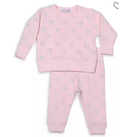 Little Mish Pink Iridescent Bow  Inf. Set