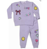 Little Mish Lavender Doodle Patch Inf. Set