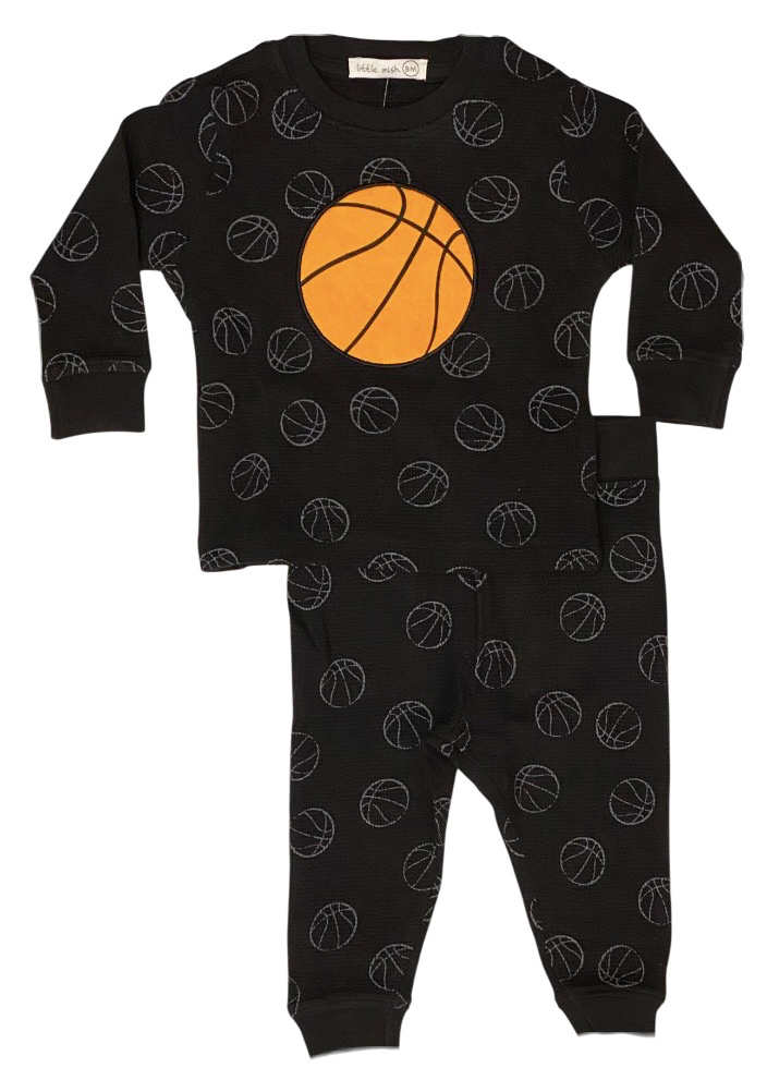 Little Mish Big Basketball Thermal Infant Set