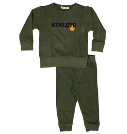 Little Mish Olive Athlete Infant Set