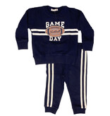 Little Mish Game Day Navy Infant Set