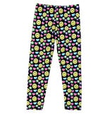 Dori Blk Smiley Star Heart Legging