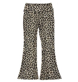 Dori Leopard  Soft Rib Flare Legging