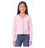 Preppy G Baby Pink Chenille Cardigan