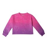 Mia New York Pink DD Crystal Heart Sweatshirt