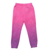 Mia New York Pink DD Crystal Heart Sweatpant