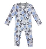 Esme Blue Grey Varsity Sports Flip Footie