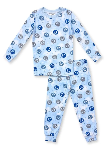 Esme Blue Cloud Peace PJ Set
