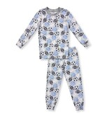 Esme Blue Grey Varsity Sports PJ Set