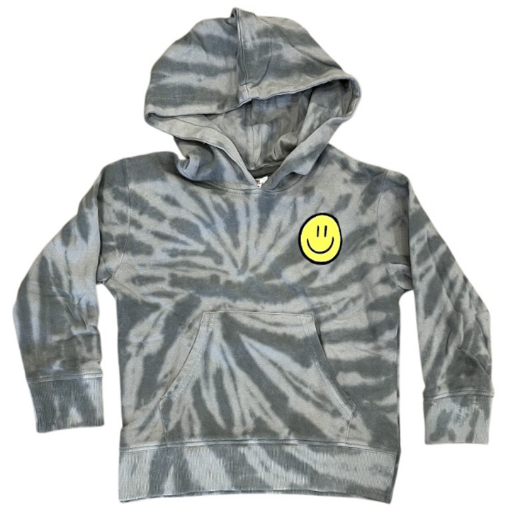 Mish Grey TD Smiley Infant Pullover Hoodie