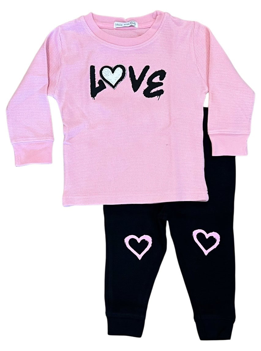 Little Mish Graffiti Love Thermal Infant Set