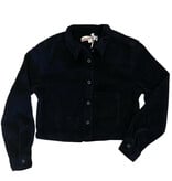Vintage Havana Blk Stretch Cord Jacket