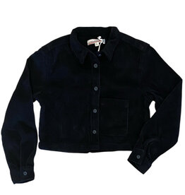 Vintage Havana Blk Stretch Cord Jacket