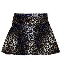 FBZ Soft Leopard Circle Skirt