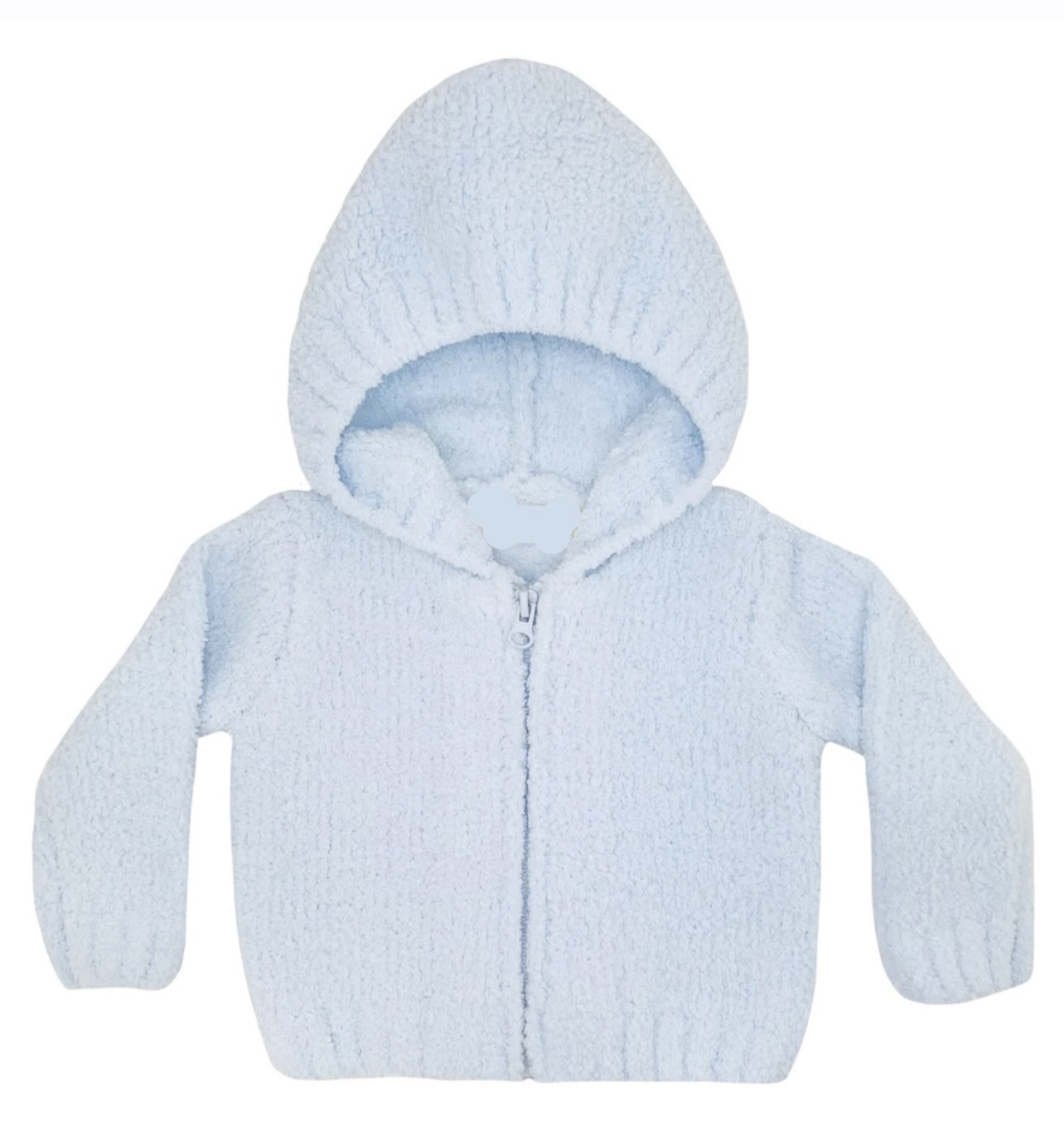 Cloud Baby Blue Chenille Jacket