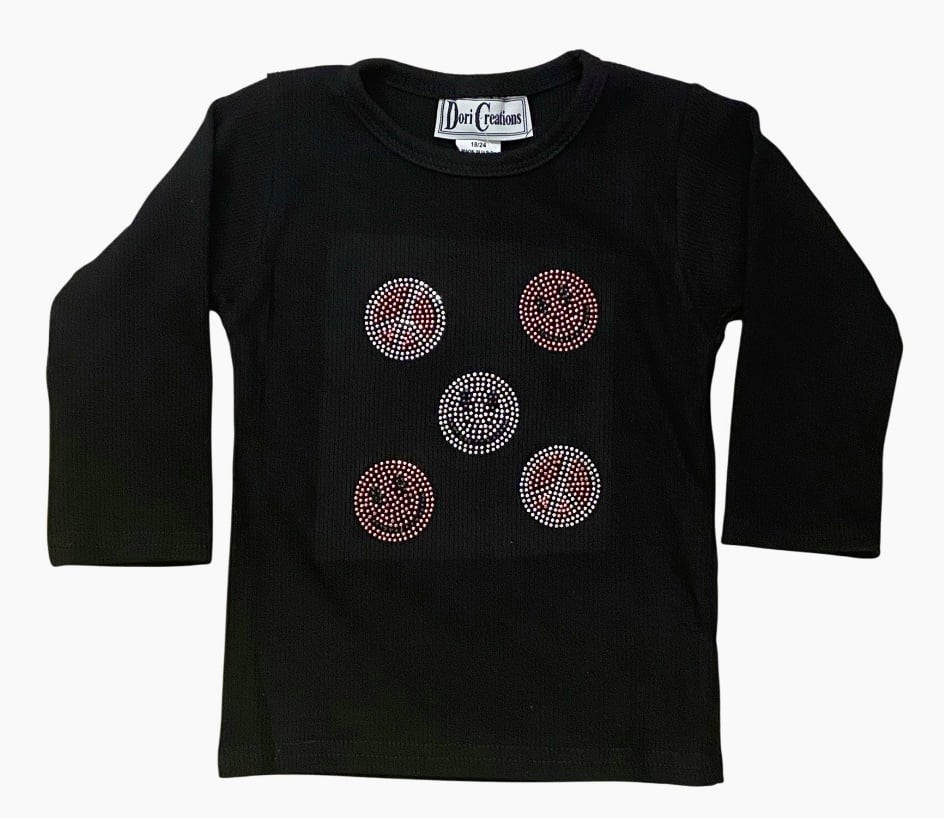 Dori Smile/Peace Stud LS Infant Top